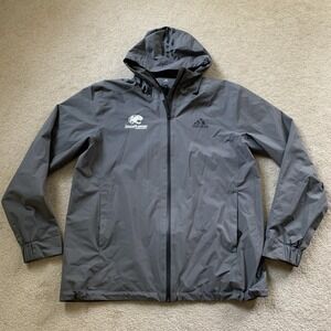 Adidas South Alabama Jaguars Rain Jacket Men M Gray Windbreaker Training
